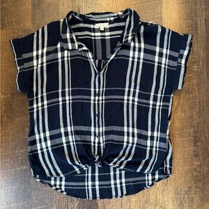 Lucky brand Plaid Button-Up Women's Top